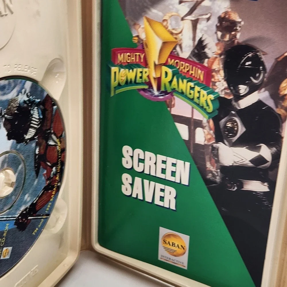 Mighty Morphin Power Rangers Screen Saver CD-ROM 1995 Saban PC‎ Mac